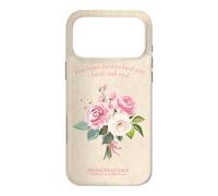 Custodia per iPhone 17 Pro Max Pride & Prejudice You Have Bewitched Me Floral Script