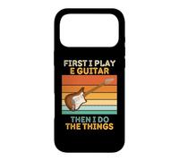 Custodia per iPhone 17 Pro Max Prima suono la chitarra E poi faccio le cose vintage E Guitar