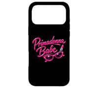 Custodia per iPhone 17 Pro Max Primadonna Babe Woman Tee Pink Shades Rossetto e Attitude