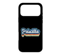 Custodia per iPhone 17 Pro Max Priscilla Nome Ragazza Stile Vintage 70s 80s Personalizzato