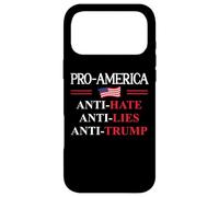 Custodia per iPhone 17 Pro Max Pro America Anti Trump Hate Lies Resist Sign Anti Trump Flag