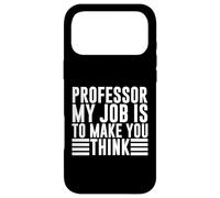 Custodia per iPhone 17 Pro Max Professore il mio lavoro è farti pensare Professore
