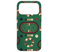 Custodia per iPhone 17 Pro Max Progettazione della strategia del tavolo da poker con elementi classici del casinò