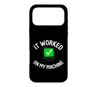 Custodia per iPhone 17 Pro Max Programmer It Worked On My Machine Coding Joke