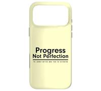 Custodia per iPhone 17 Pro Max Progress Not Perfection Inspirational Self Improvement