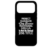 Custodia per iPhone 17 Pro Max Project Manager - Solo perché il multitasking Ninja è