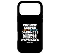 Custodia per iPhone 17 Pro Max Promessa Keeper Light In The Darkness Miracle Worker Waymaker