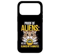 Custodia per iPhone 17 Pro Max Proof of Aliens Cat Hasn’t Blinked Funny print