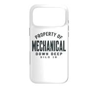 Custodia per iPhone 17 Pro Max Proprietà di Mechanical Down Deep Silo 18 Nero