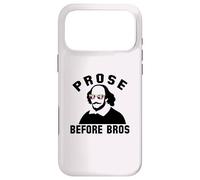Custodia per iPhone 17 Pro Max PROSE BEFORE BROS William Shakespeare Funny Book Meme