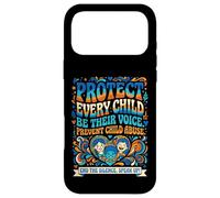 Custodia per iPhone 17 Pro Max Proteggi ogni bambino sia la loro voce Prevenzione degli abusi sui minori