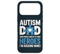 Custodia per iPhone 17 Pro Max Proud Autism Dad - Raising My Hero Awareness Father Papa