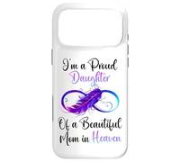 Custodia per iPhone 17 Pro Max Proud Daughter of a Beautiful Mom in Heaven Infinity Feather
