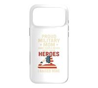 Custodia per iPhone 17 Pro Max Proud Military Mom Raised My Hero Festa della mamma