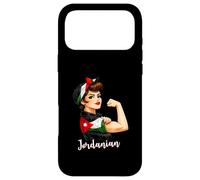 Custodia per iPhone 17 Pro Max Proud Strong Jordanian Girl Woman Girlfriend Jordan Flag