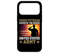 Custodia per iPhone 17 Pro Max Proud Veteran Of The US Army American Flag Patriotic
