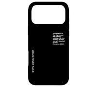 Custodia per iPhone 17 Pro Max Proverbi 23, Padre dei Giusti, Festa del papà cristiano