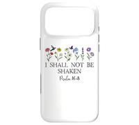 Custodia per iPhone 17 Pro Max Psalm 16:8 Will I Shall Not Be Shaken Bible Verse Christian