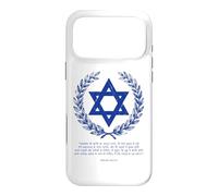 Custodia per iPhone 17 Pro Max Psalms 122:6-9 Star of David Israel Bible Verse Hindi