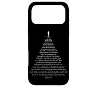 Custodia per iPhone 17 Pro Max Psalms 23 Though I Walk Through The Valley Christian Bible