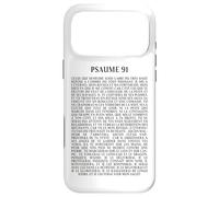 Custodia per iPhone 17 Pro Max Psalms 91 Bible Verse Protection Safety Blessing (FRENCH)