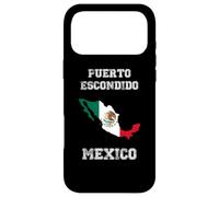 Custodia per iPhone 17 Pro Max Puerto Escondido Messico Vintage Bandiera Messico Mappa Design