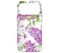 Custodia per iPhone 17 Pro Max Purple Lilac Flowers Floral Botanical Cottagecore Aesthetic