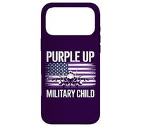 Custodia per iPhone 17 Pro Max Purple Up For Military Kids Month Jet Fighter Military Air