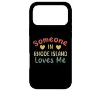 Custodia per iPhone 17 Pro Max Qualcuno nel Rhode Island mi ama Retro Stati Uniti d'America