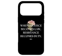 Custodia per iPhone 17 Pro Max Quando l'ingiustizia diventa legge, la resistenza diventa dovere.
