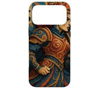 Custodia per iPhone 17 Pro Max Queen of Club Warrior Armor Medieval Fantasy Lucky Poker