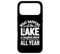 Custodia per iPhone 17 Pro Max Quello che succede al lago rimane un ricordo ridente