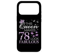 Custodia per iPhone 17 Pro Max Questa regina fa sembrare favoloso il 78° compleanno in stile viola