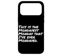 Custodia per iPhone 17 Pro Max Questo è il lunedì che odio il lunedì, non lo faccio lunedì