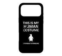 Custodia per iPhone 17 Pro Max Questo è il mio costume umano Sono davvero un pinguino Halloween