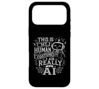 Custodia per iPhone 17 Pro Max Questo è il mio costume umano, sono davvero un'intelligenza artificiale, per gli amanti dell'intelligenza artificiale