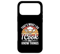 Custodia per iPhone 17 Pro Max Questo è quello che faccio io cucino e so cose