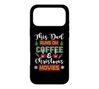 Custodia per iPhone 17 Pro Max Questo papà corre su caffè e film di Natale Natale in