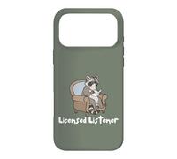 Custodia per iPhone 17 Pro Max Raccoon Licensed Listener Therapy School Graduation