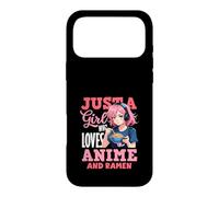 Custodia per iPhone 17 Pro Max Ragazza Che Ama Anime E Ramen Noodles