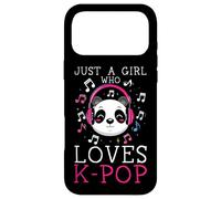 Custodia per iPhone 17 Pro Max Ragazza K-Pop che ama la musica pop coreana Panda Kawaii