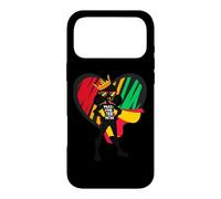 Custodia per iPhone 17 Pro Max Ragazza Nera Magia Forte Girly Super Brave Hero Marrone Ragazze