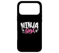Custodia per iPhone 17 Pro Max Ragazza Ninja con stelle lancianti