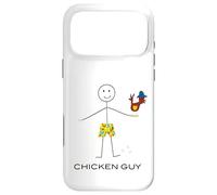 Custodia per iPhone 17 Pro Max Ragazzo divertente del pollo degli uomini, allevamento di pollo del ragazzo