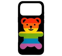 Custodia per iPhone 17 Pro Max Rainbow Pride Flag Bear Gay