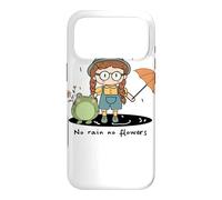 Custodia per iPhone 17 Pro Max Rana Cottagecore No Rain No Flowers