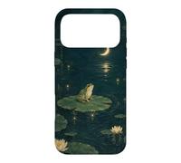 Custodia per iPhone 17 Pro Max Rana Moonlit Stagno Ninfea Art