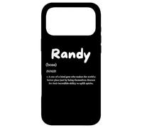 Custodia per iPhone 17 Pro Max Randy Definition Personalized Name Custom Costume For Randy