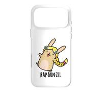 Custodia per iPhone 17 Pro Max Rap-bun-zel divertente coniglio gioco di parole