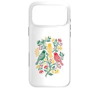 Custodia per iPhone 17 Pro Max Rasta Reggae Roots Three Birds Jamaica Folk Art Floral
